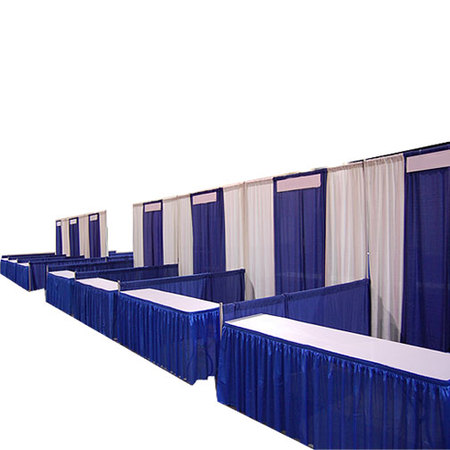 Pipe and Drape Booths Complete